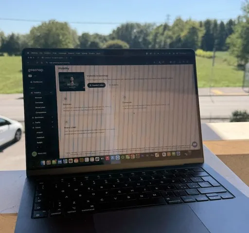 Geosnap aperto sul computer di David Evangelista